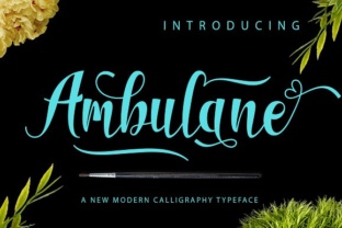 Ambulane: A Stylish Script Font