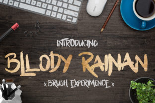 Bllody Rainan Font for Web Design
