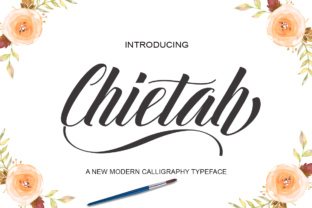 Chietah: A Stylish Handwritten Font for Web Design