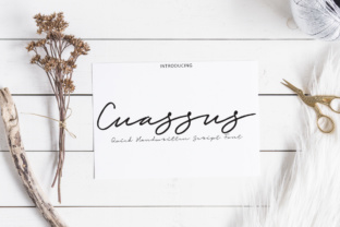 Cuassus: A Handwritten Font for Memorable Branding