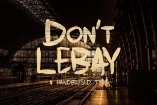 Don't Lebay Font for Creative Design