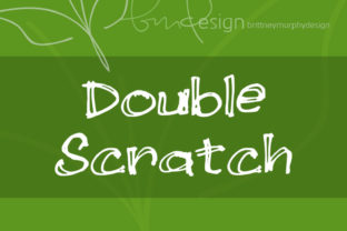 Double Scratch Font