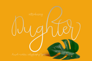 Dughter: A Modern Calligraphy Font