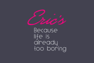 Eric s: A Handwritten Font for Creative Campaigns