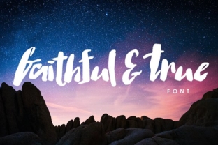 Faithful True Font Review for Handmade Branding