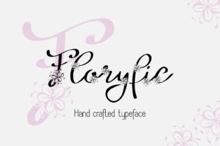 Floryfic: A Floral Script Font