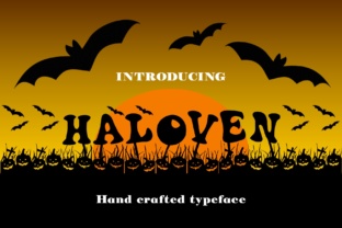 Haloven Typeface: The Ultimate Halloween Display Font