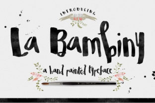 La Bambiny: A Handcrafted Script Font for Makers