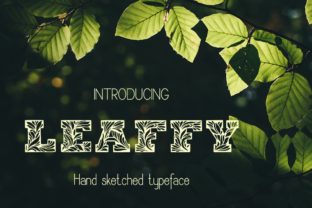 Leaffy Font: Handwritten Elegance for Editorial Design