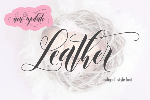 Leather Font for Creative Projects