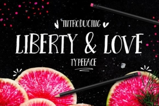 Liberty Love: A Handcrafted Script Font for Makers