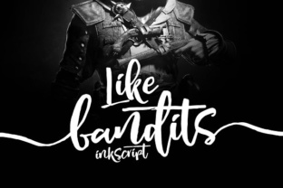 Like Bandits Ink Font for Business Branding