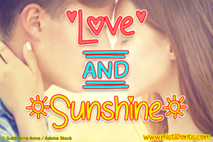 Love and Sunshine Font Review