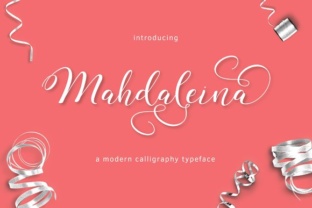 Mahdaleina: A Modern Calligraphy Font for Campaigns