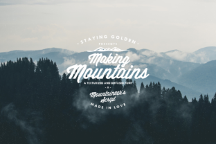 Making Mountains Font for Web Design