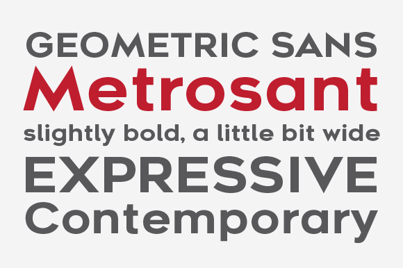 Metrosant: A Modern Sans Serif for Web Design