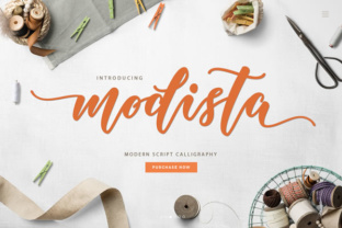 Modista: A Script Font for Modern Campaigns