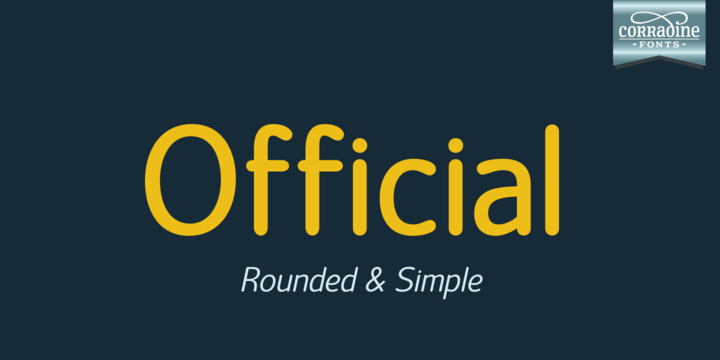 Official Family Font