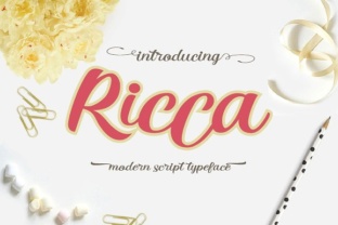 Ricca: A Fresh Handwritten Font for Creative Projects