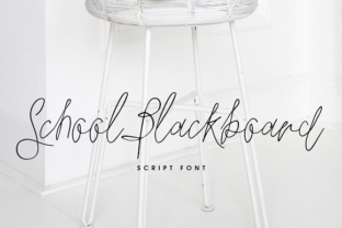 School Blackboard: A Handwritten Font for Branding
