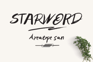Starword: A Quirky Handwritten Font for Digital Brands