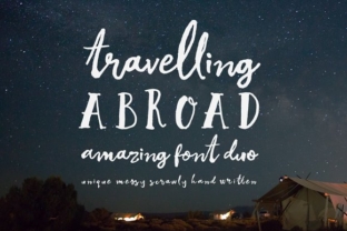 Travelling Abroad: The Handcrafted Font for Authentic Branding