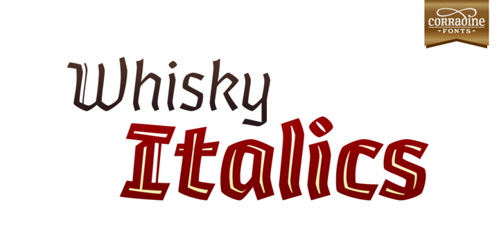Whisky Italic Family for Bold Campaigns