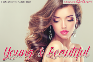 Young and Beautiful Font